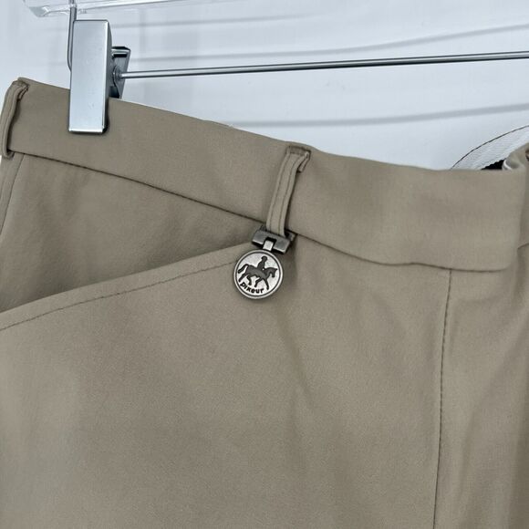 Pikeur Pants Womens 34L The Winner Patch Breeches Tan Riding Pants - Picture 3 of 13
